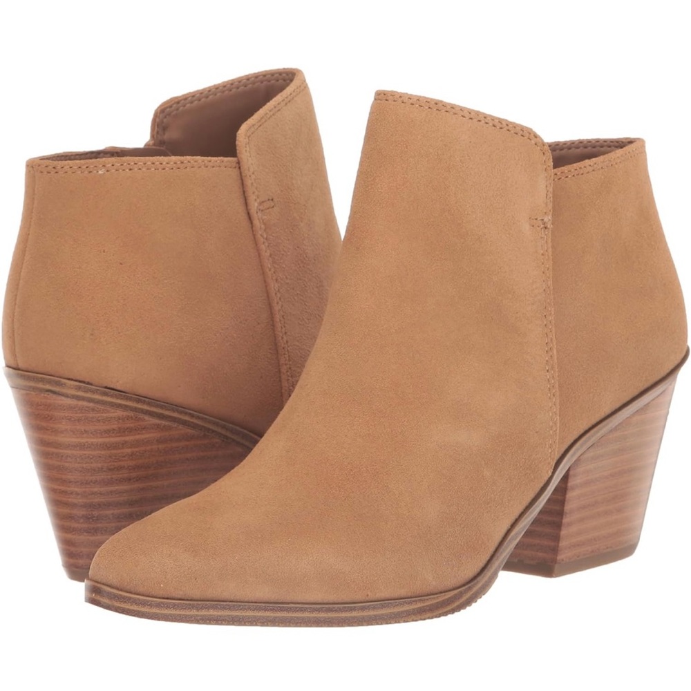 Waterproof Tan Ankle Bootie